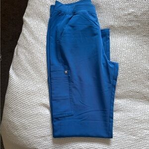 Figs Men's Blue Cargo Scrub Pants